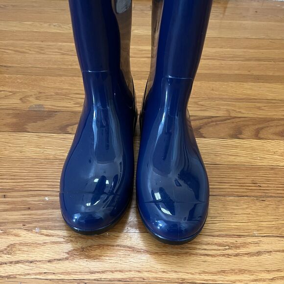 UGG Sienna Matte Blue Rain Boots Women’s 7 – Waterproof Stylish Weather Core - Picture 4 of 12